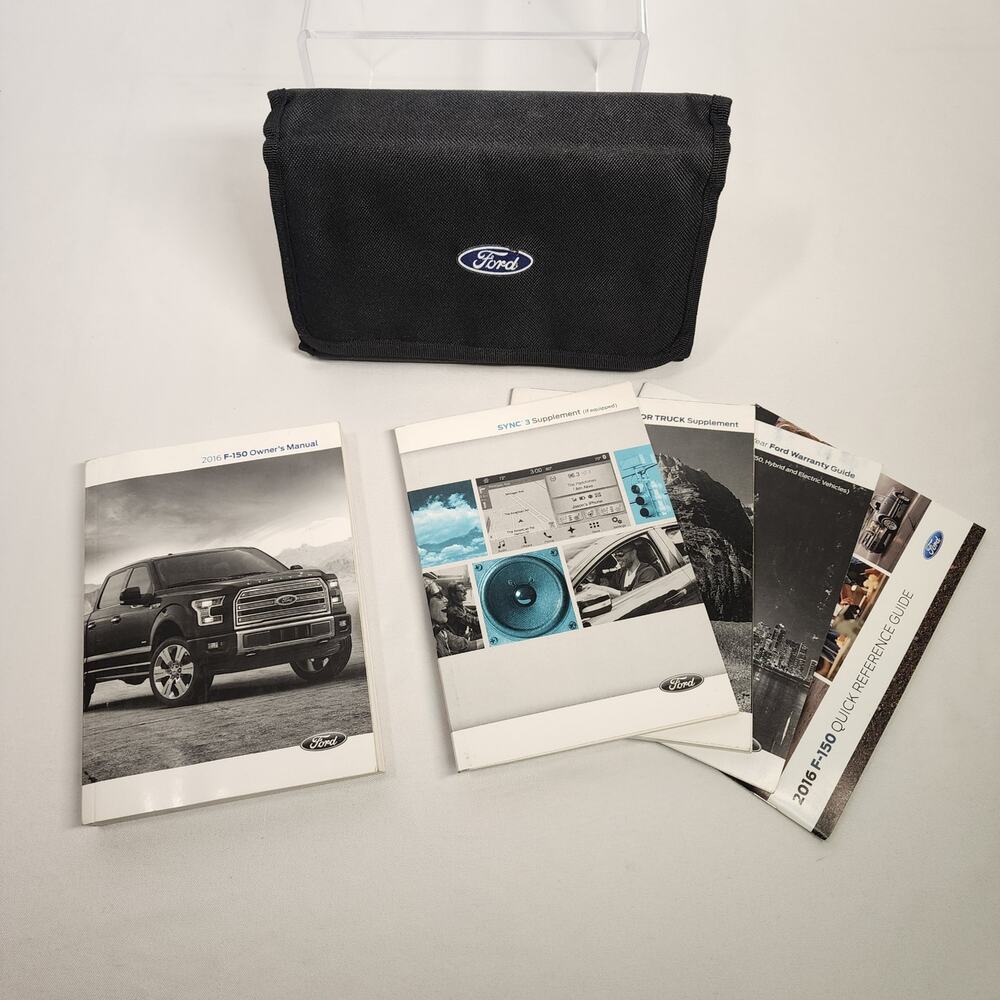 2016 Ford F-150 Owner's Manual With Case